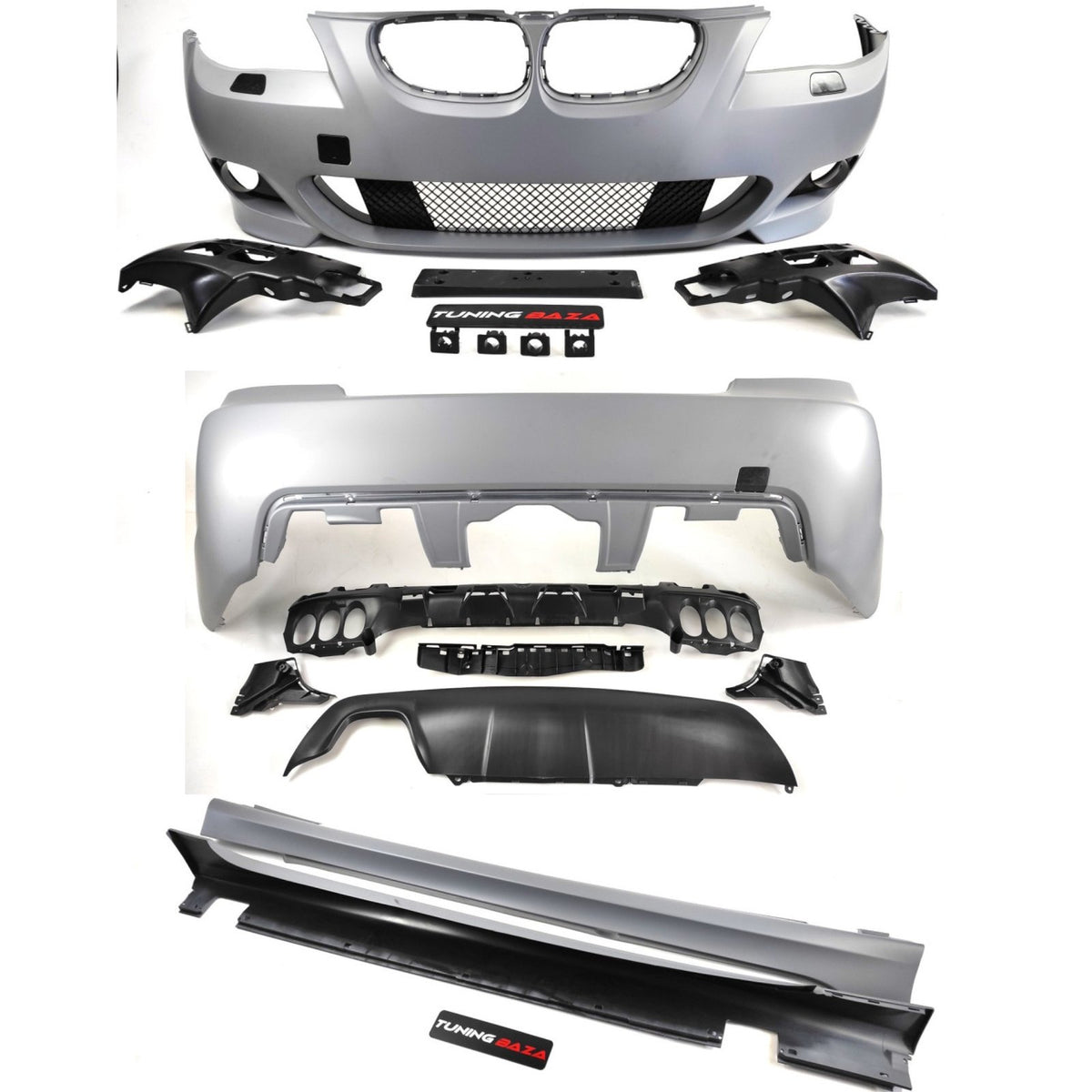Bodykit BMW E60 M-Pakiet LCI M-Tech + Kratki Halogenów (PDC Opcjonalne)