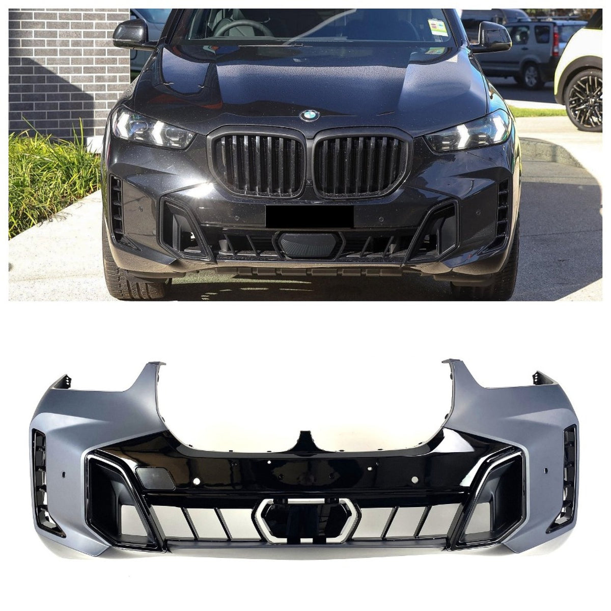 Bodykit BMW X5 G05 (konwersja 2019–2022 na LCI, zderzaki, progi, lampy)