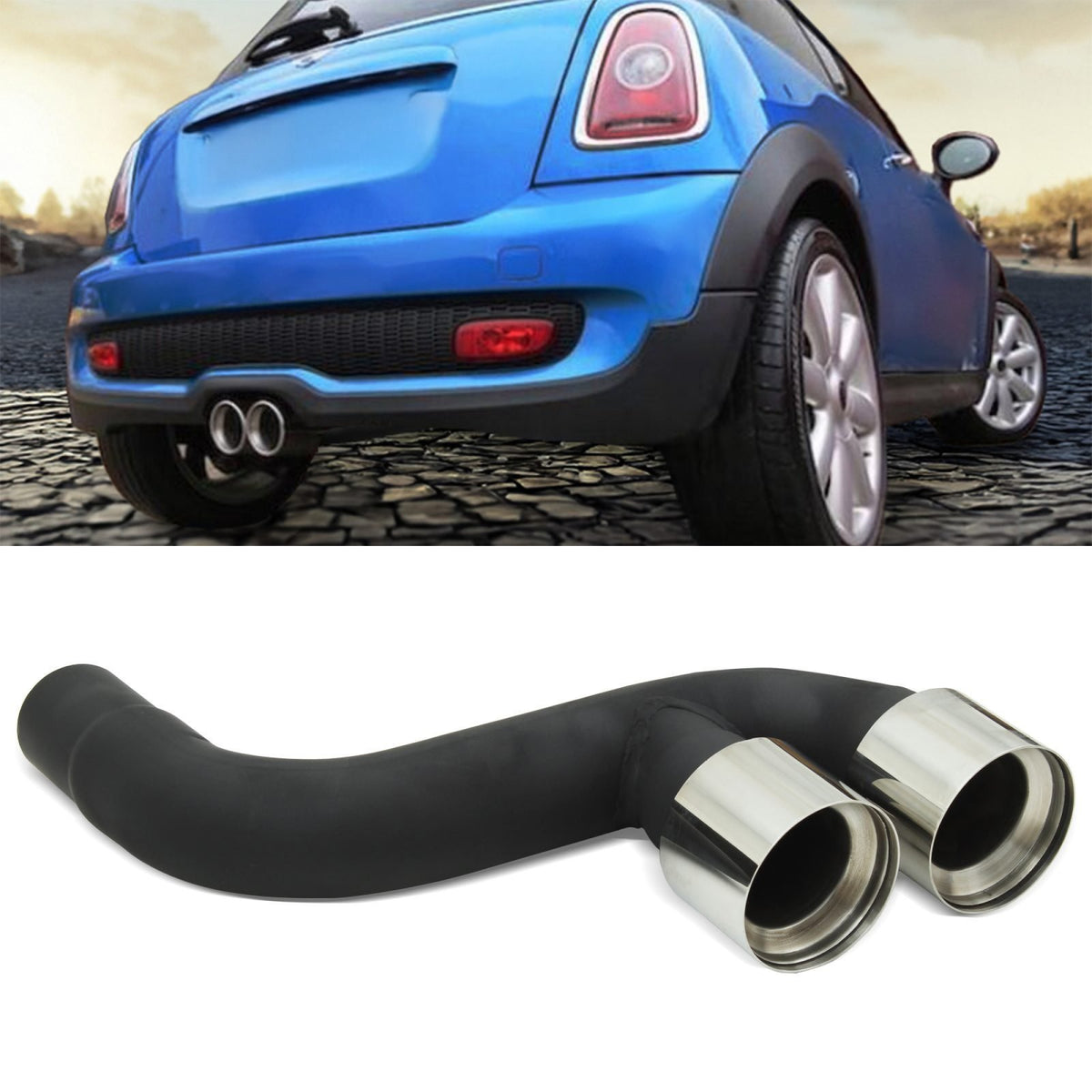 Końcówkа Wydechu MINI Cooper R56/R57/R58 – John Cooper Works Styl 2007–2013