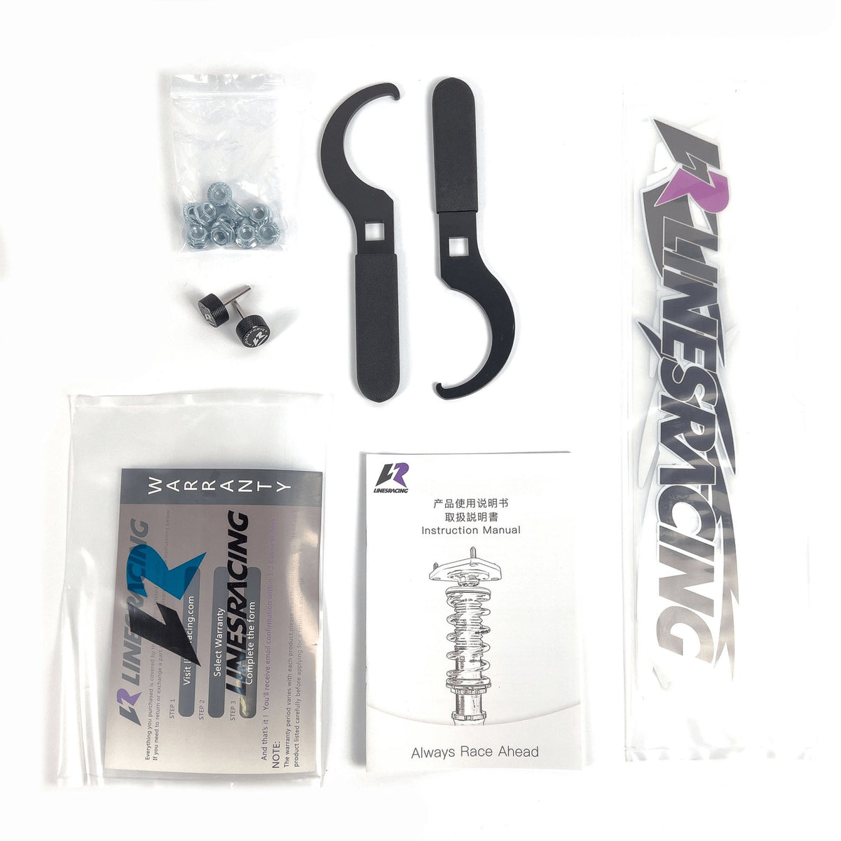 Linesracing Zestaw Tylnych Amortyzatorów BMW E36/E46 R5kg