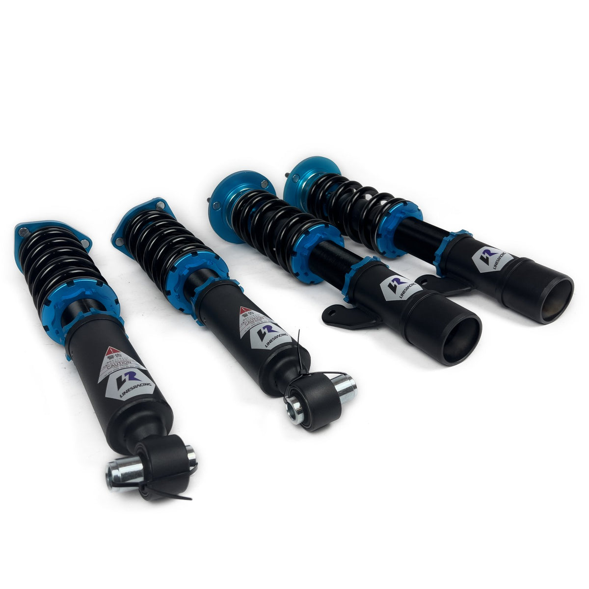 LINESRACING do BMW 5-Series Sedan RWD E60/E61 04-10 zestaw regulowanych coiloverów full-tap F14/R12