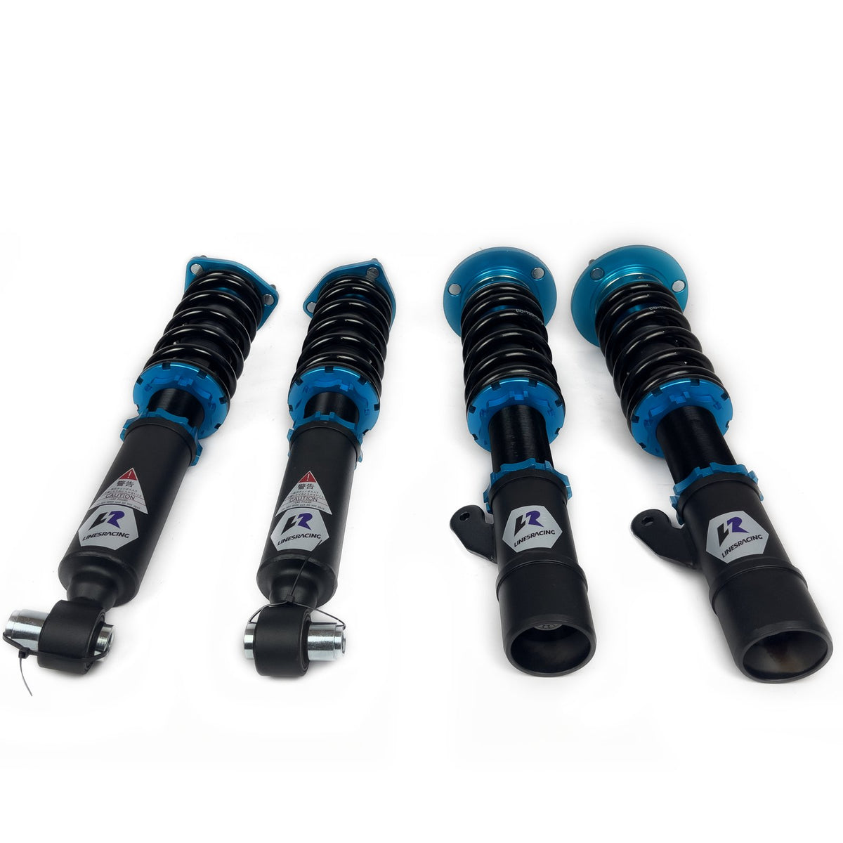 LINESRACING do BMW 5-Series Sedan RWD E60/E61 04-10 zestaw regulowanych coiloverów full-tap F14/R12