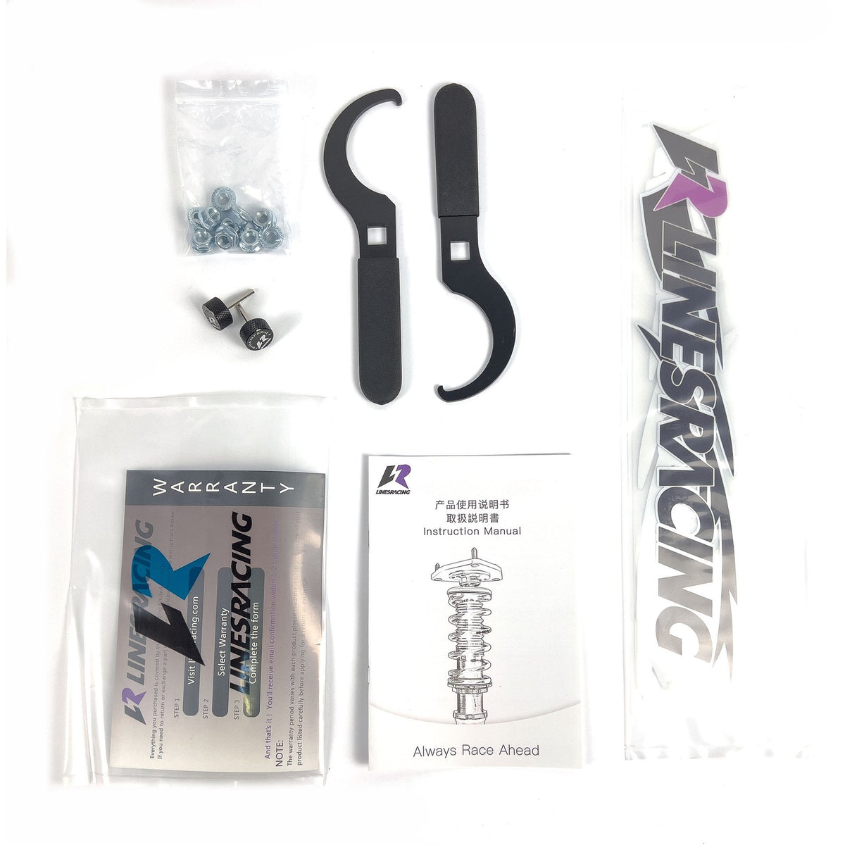 Linesracing BMW E36 (10/8) (Tył na oddzielnej sprężynie) Zawieszenie gwintowane