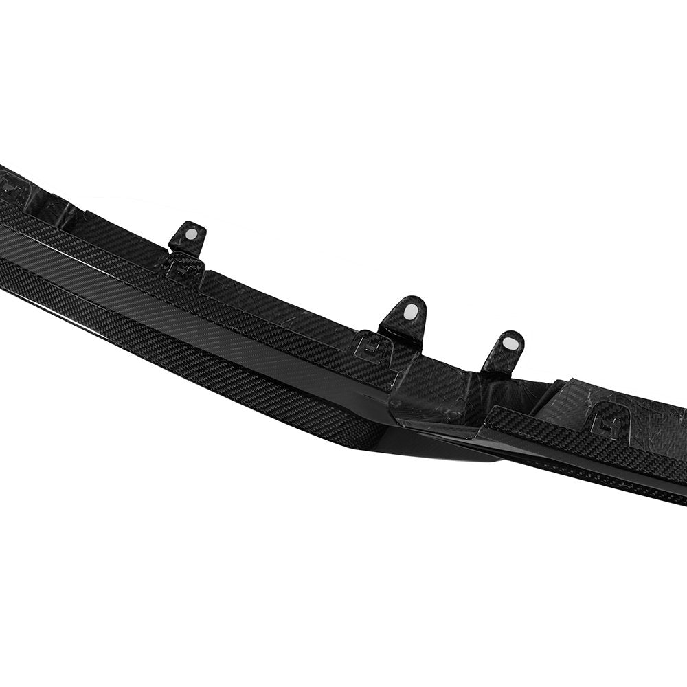 Dyfuzor Tylny BMW X5M F95 LCI – Styl SQ, Włókno Węglowe Dry Carbon SOOQOO z Wbudowanym Światłem Hamowania LED