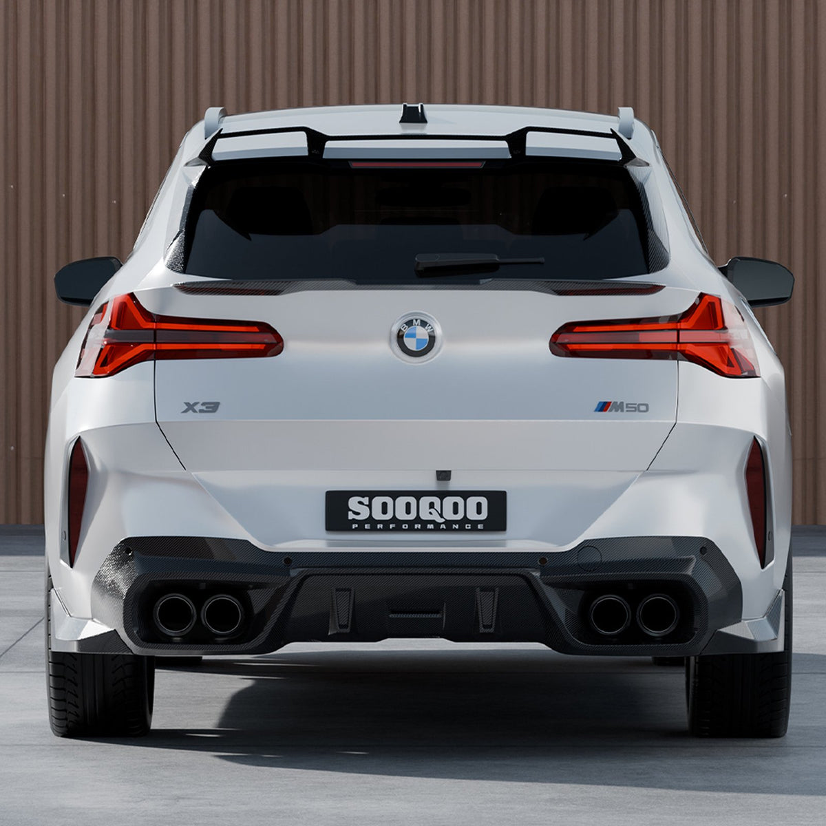 Karbonowa Lotka Środkowa BMW X3 G45 SOOQOO Style (Dry-Carbon)