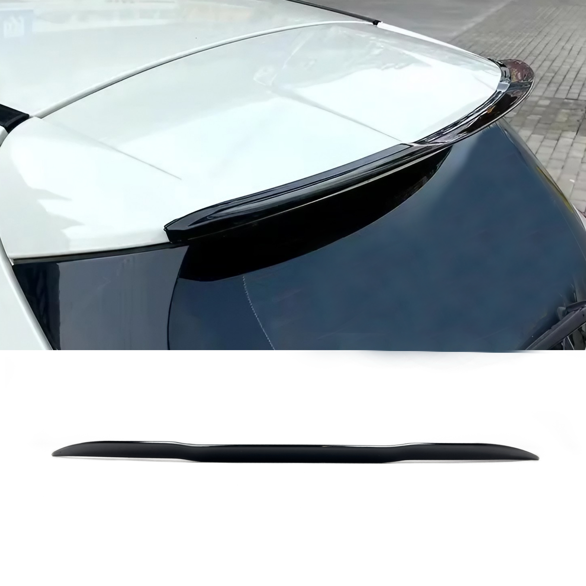 Spoiler Lotka Dachowa Mercedes A-Class W176 (2012-2018) A45 AMG Style Czarny Połysk
