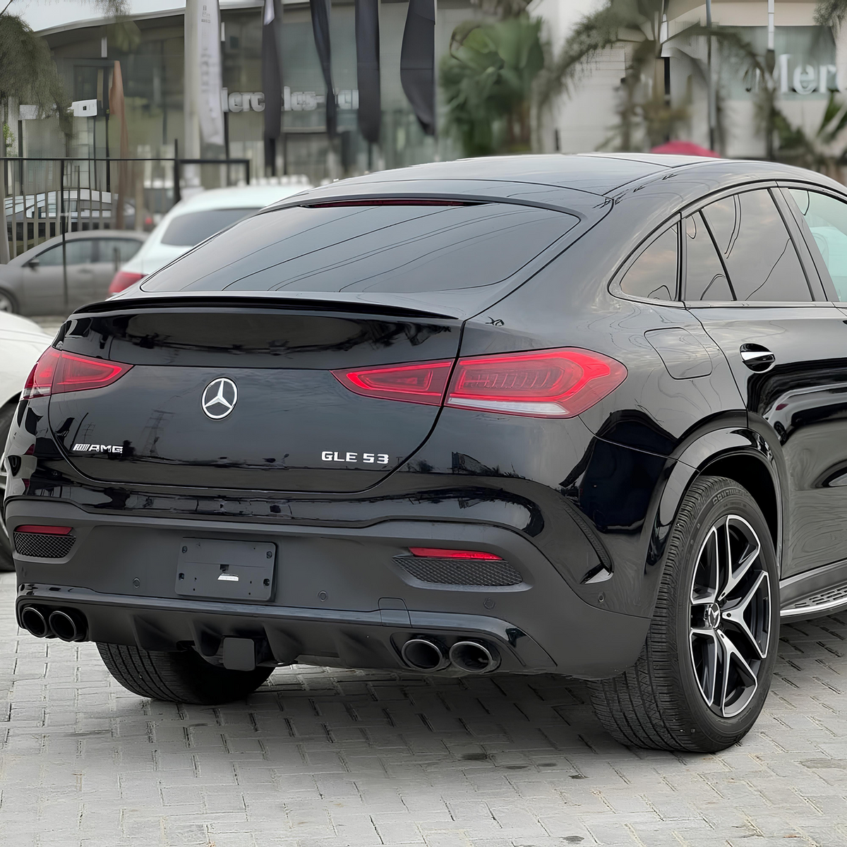Spoiler Lotka Klapy Mercedes GLE C167 Coupe (2018+) AMG-Style Czarny Połysk