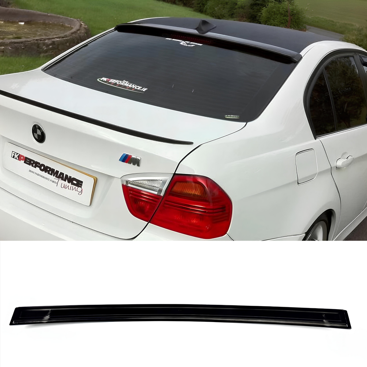 Spoiler Lotka Dachowa BMW Serii 3 E90 / M3 Czarny Połysk (2005–2012)