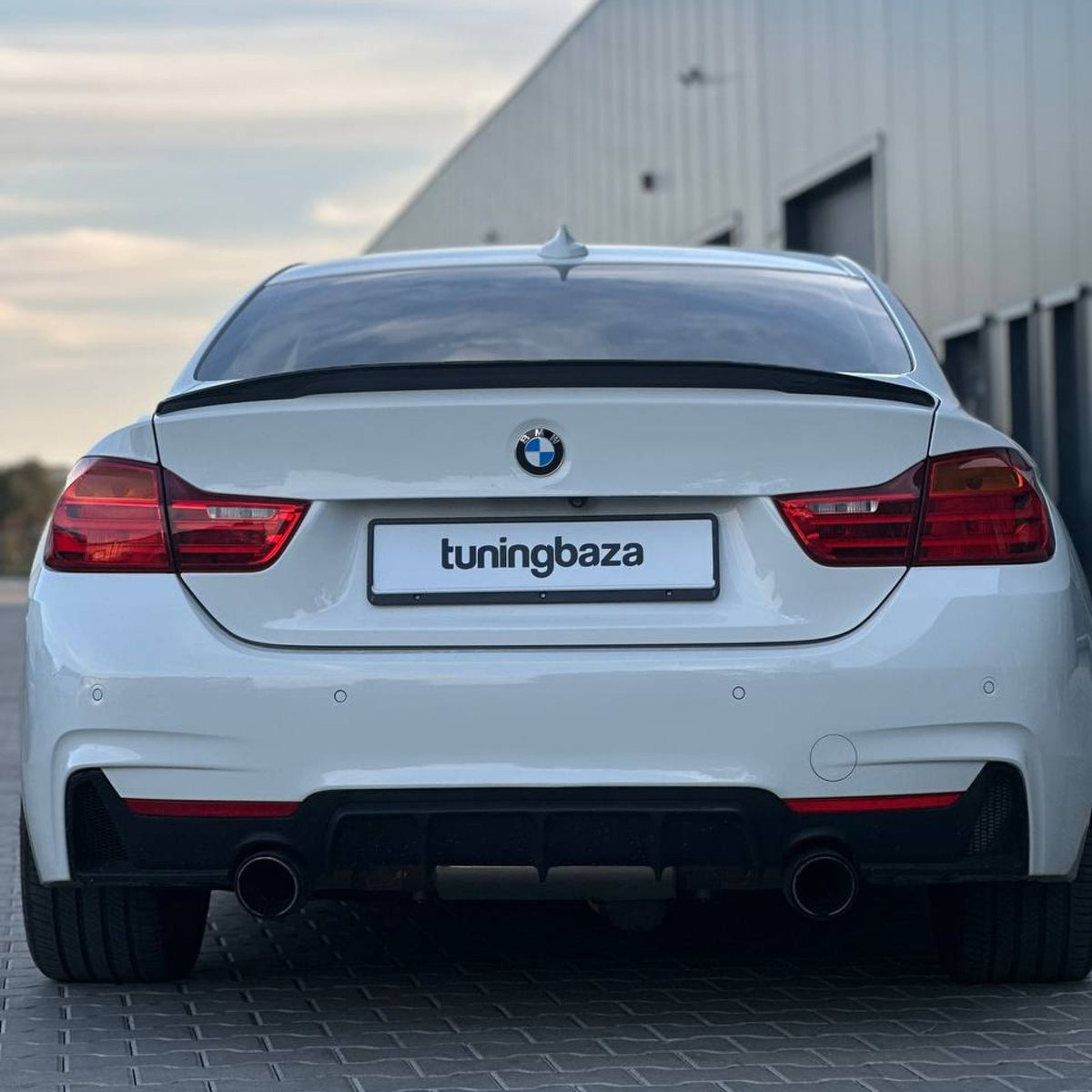 Spoiler Lotka Klapy BMW F32 (2013-2020) MP-Style Czarny Połysk Spojler
