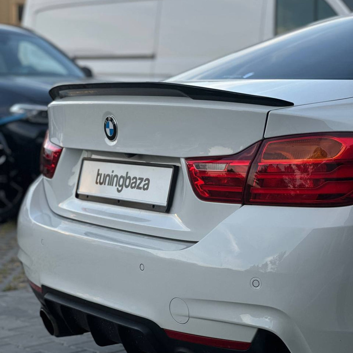 Spoiler Lotka Klapy BMW F32 (2013-2020) MP-Style Czarny Połysk Spojler