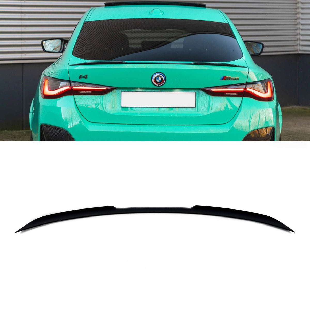 Spoiler | Lotka Klapy Bagażnika BMW G26 M3 Style Czarny Połysk (2021+)
