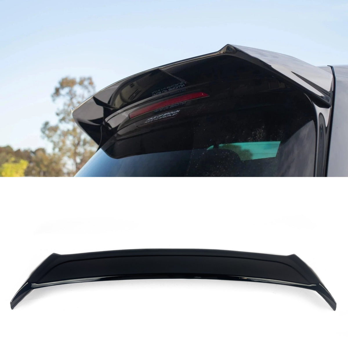 Spoiler Lotka Klapy VW Golf 7 / 7.5 / GTI / R (2012–2020) Osir-Style Czarny Połysk