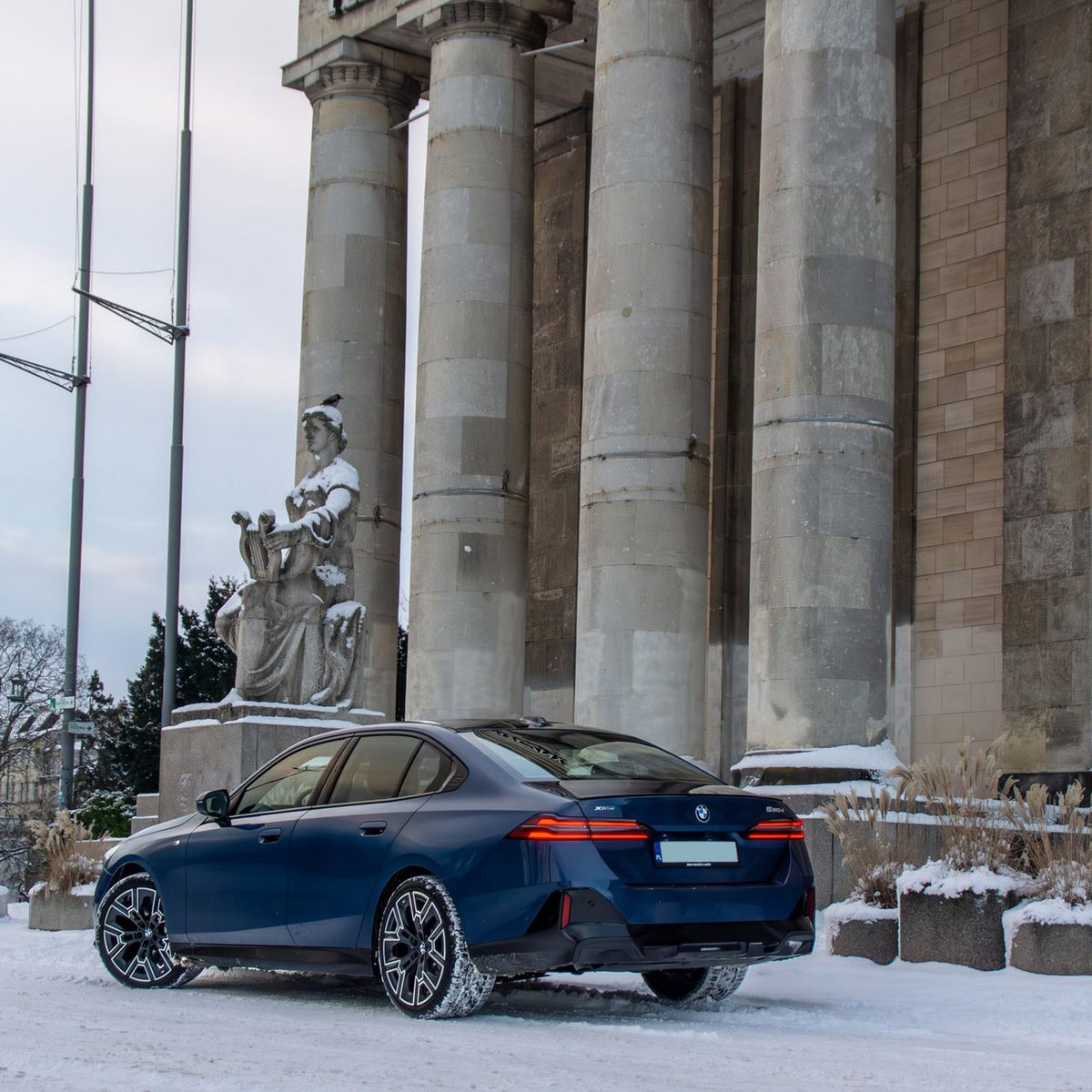 Spoiler Lotka Klapy BMW Serii 5 G60 / I5 / G90 M5 (2023-ON) M5-Style Czarny Połysk