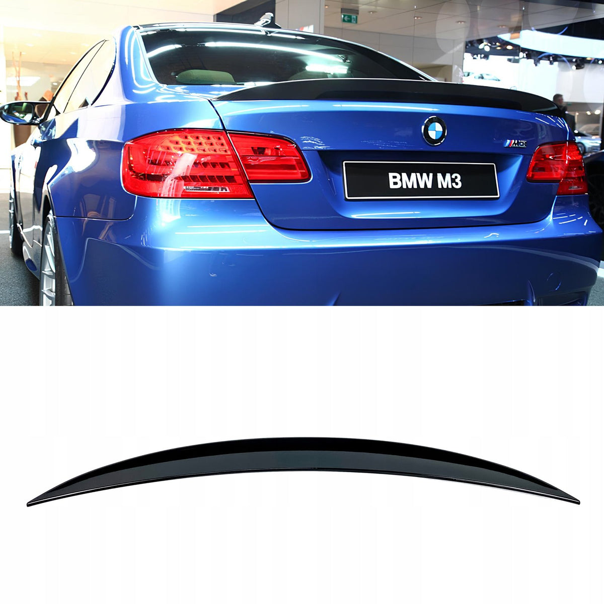 Spoiler Lotka Klapy BMW E93 / E93 M3 (2006-2013) MP-Style Czarny Połysk