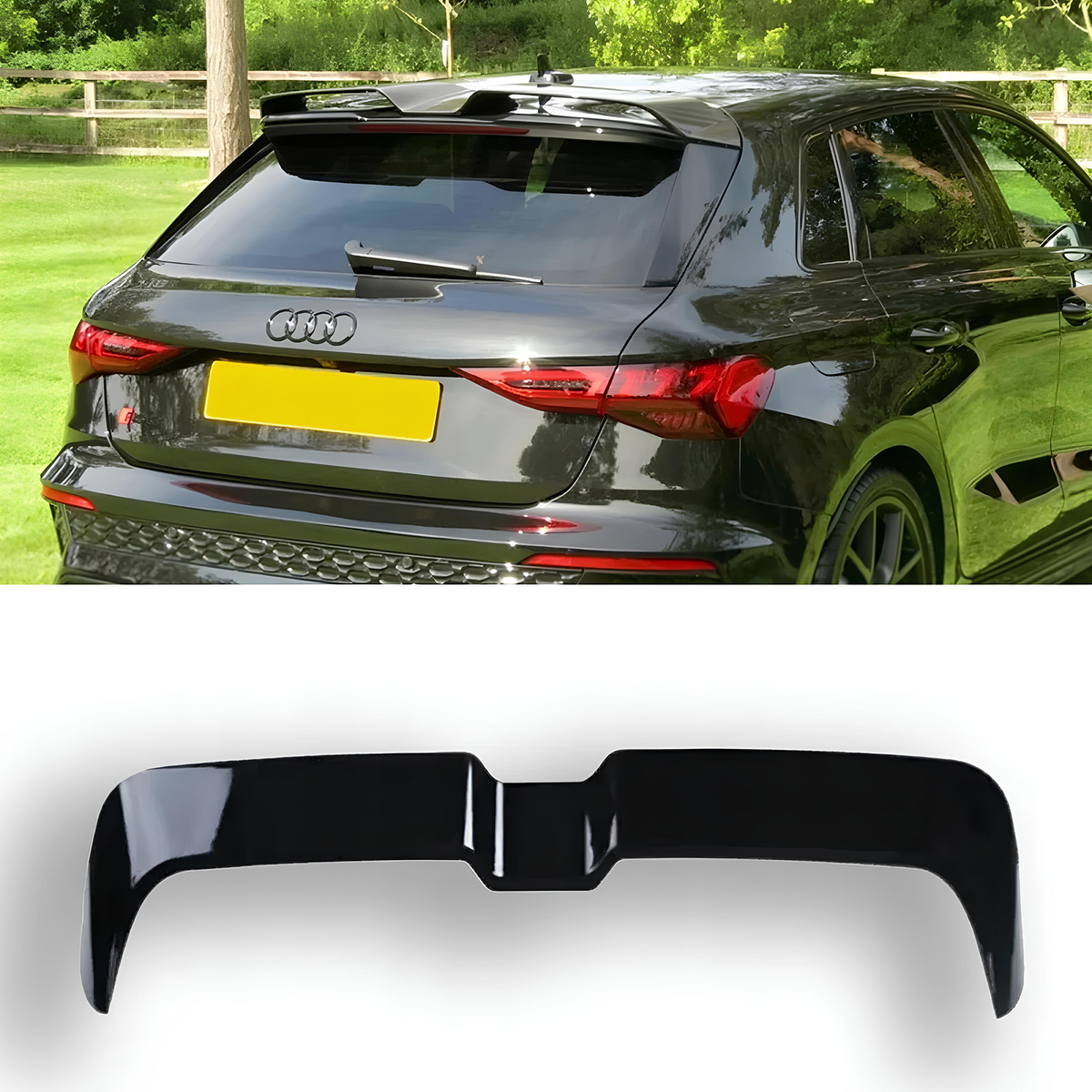 Spoiler Lotka Dachowa Audi A3 8Y Hatchback (2020+) Oettinger Czarny Połysk