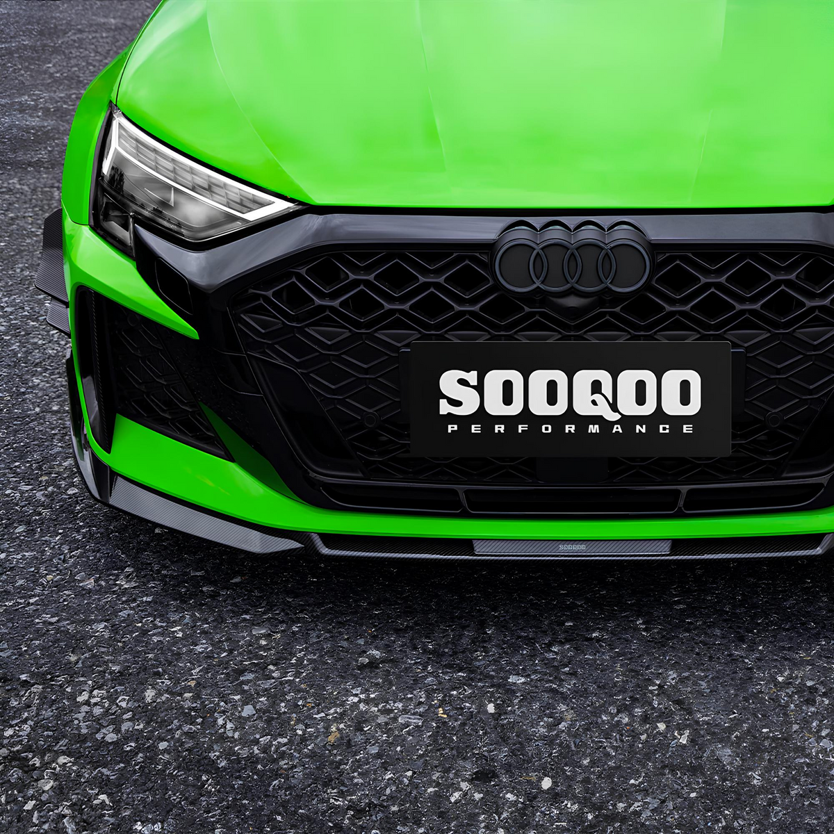 Karbonowy Splitter / Front Lip AUDI RS3 8Y Facelift (2024+) SOOQOO Style