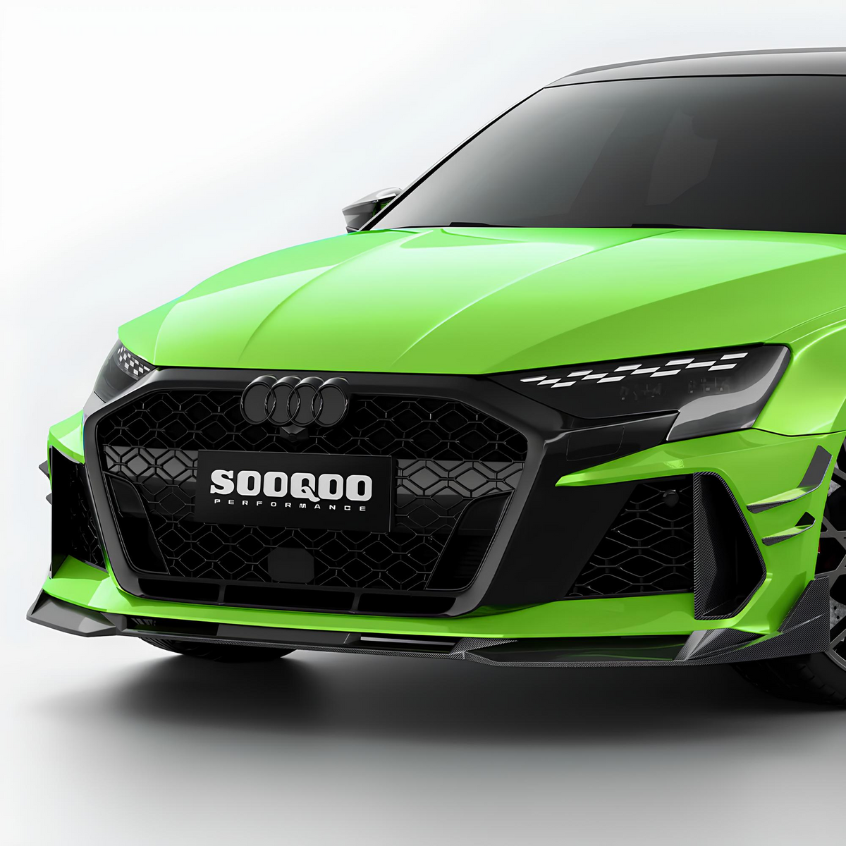 Karbonowy Splitter / Front Lip AUDI RS3 8Y Facelift (2024+) SOOQOO Style