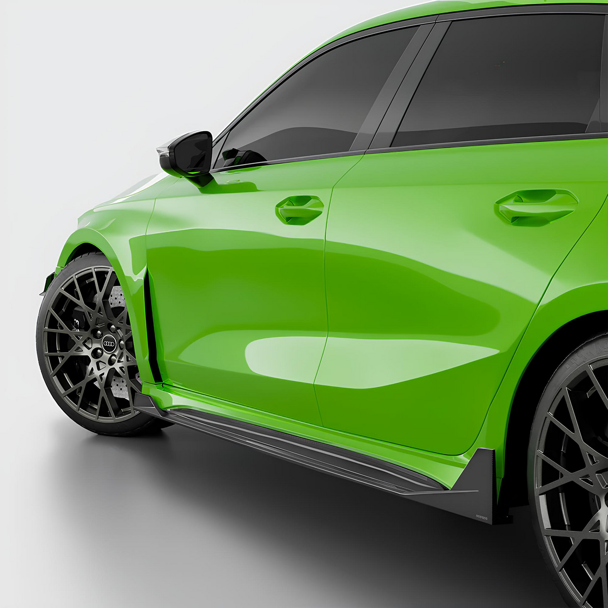 Karbonowe Dokładki / Listwy Pod Progi do AUDI RS3 8Y (2024+) SOOQOO Style