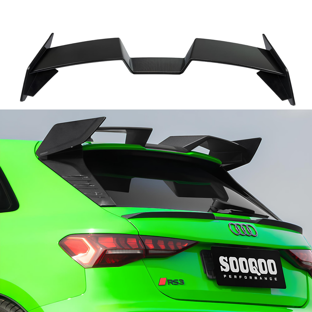 Karbonowy Spoiler / Lotka Dachowa do Audi RS3 8Y Sportback (2024+) SOOQOO Style