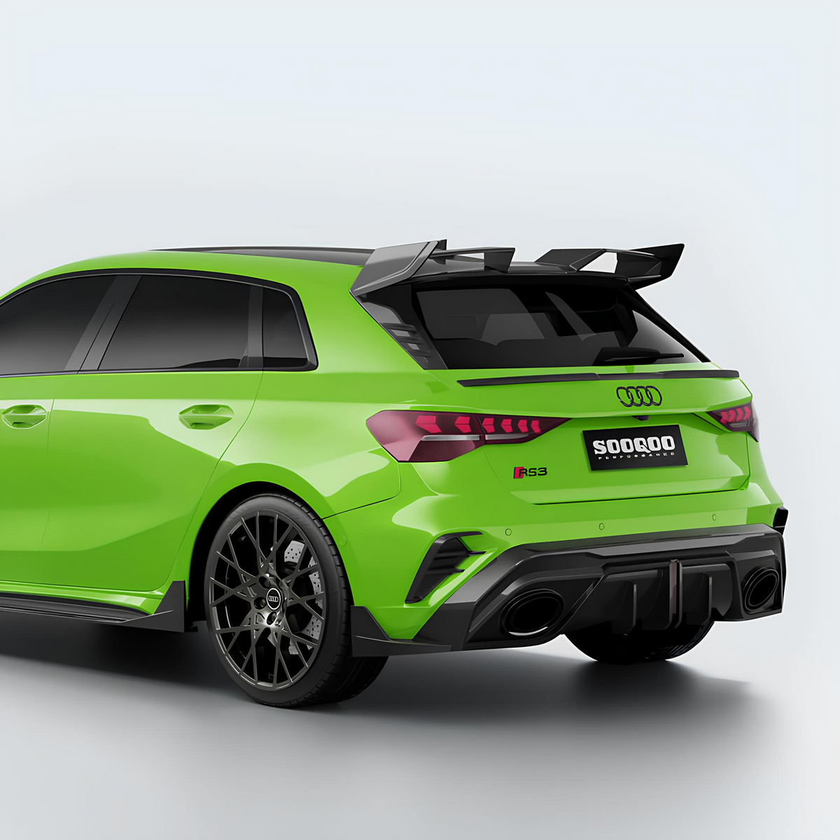 Karbonowy Dyfuzor AUDI RS3 Sportback 8Y Facelift SOOQOO Style (2024+)
