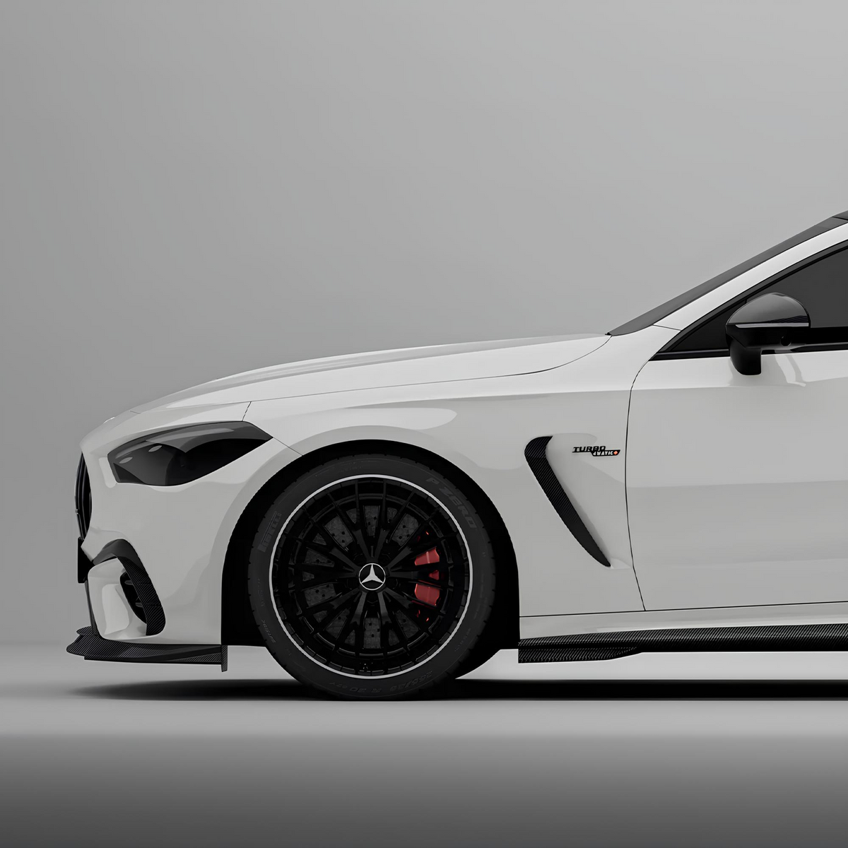 Nakładki Listew Progów Bocznych do MERCEDES-AMG CLE 53 A236 / C236 SOOQOO Style (2024+)