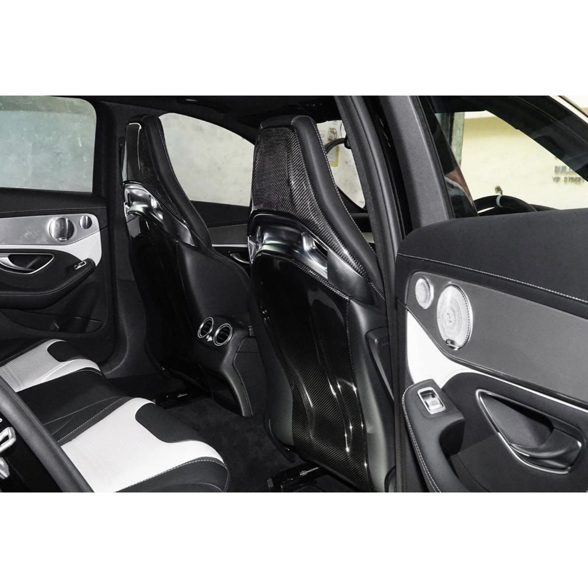 Karbonowe Osłony Tylnych Foteli Mercedes C205 C63