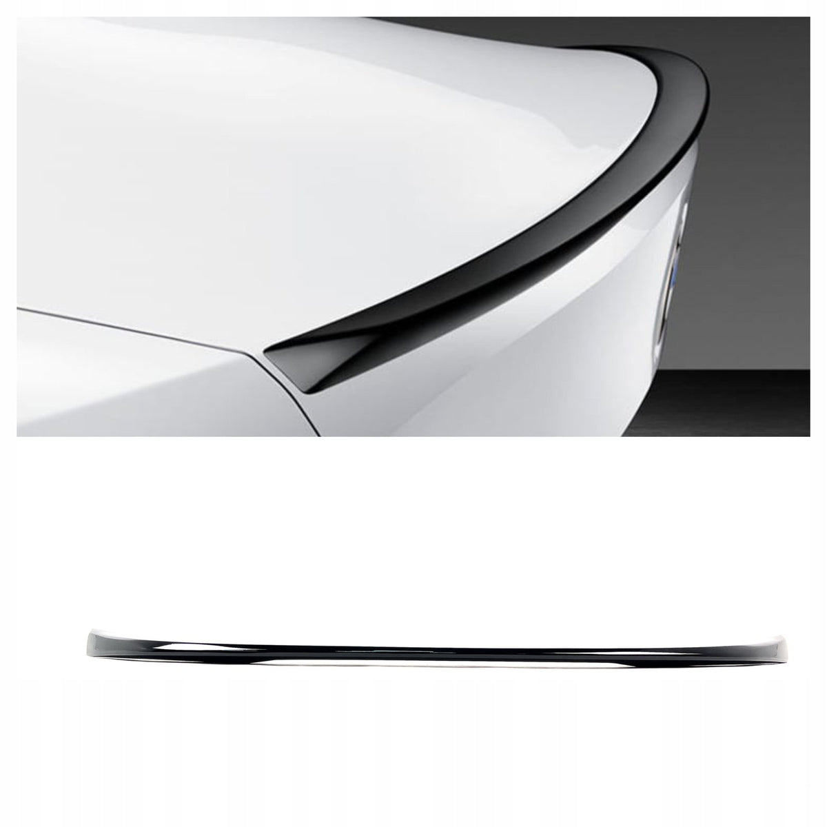 Spoiler Lotka Klapy BMW G20 / G80 M3 (2018-ON) MP-Style Czarny Połysk