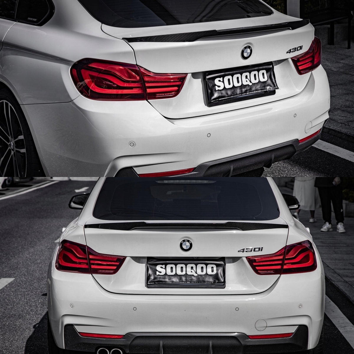 Karbonowa Lotka Spoiler BMW 4 Series F36 M4 Style (Dry-Carbon)