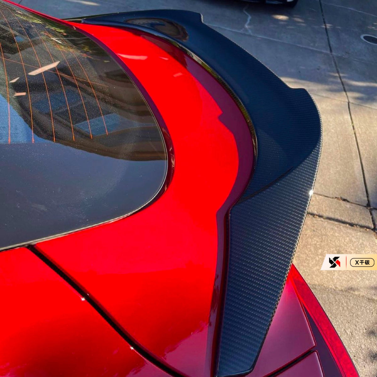Karbonowa Lotka Spoiler Toyota Supra A90 V Style (Dry-Carbon)