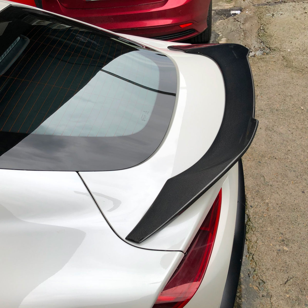 Karbonowa Lotka Spoiler Toyota Supra A90 V Style (Dry-Carbon)
