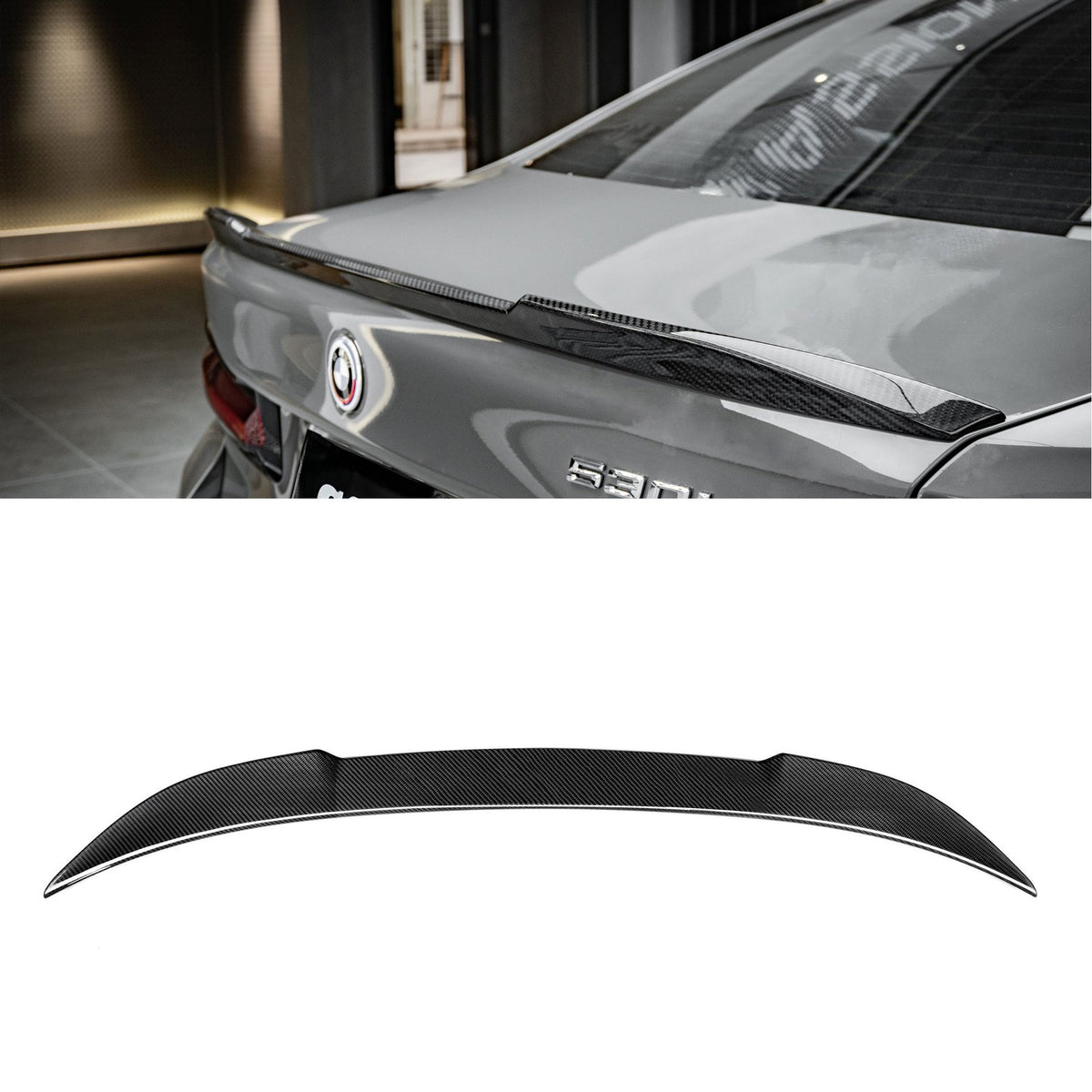 Karbonowy Spoiler Lotka Klapy BMW G30 / F90 CS Style (Dry-Carbon)