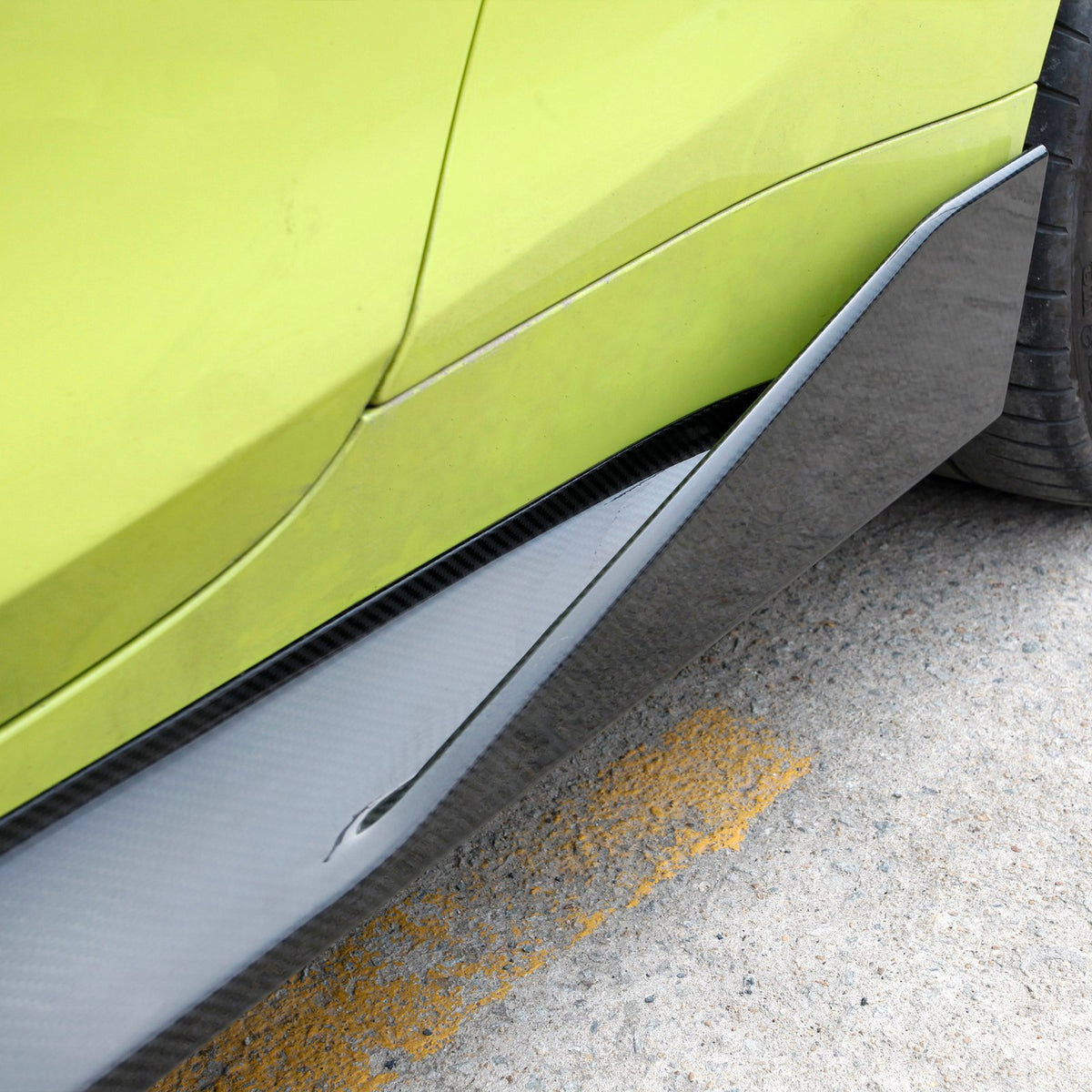 Karbonowe Progi Boczne - BMW M3 G80 w stylu M-Performance