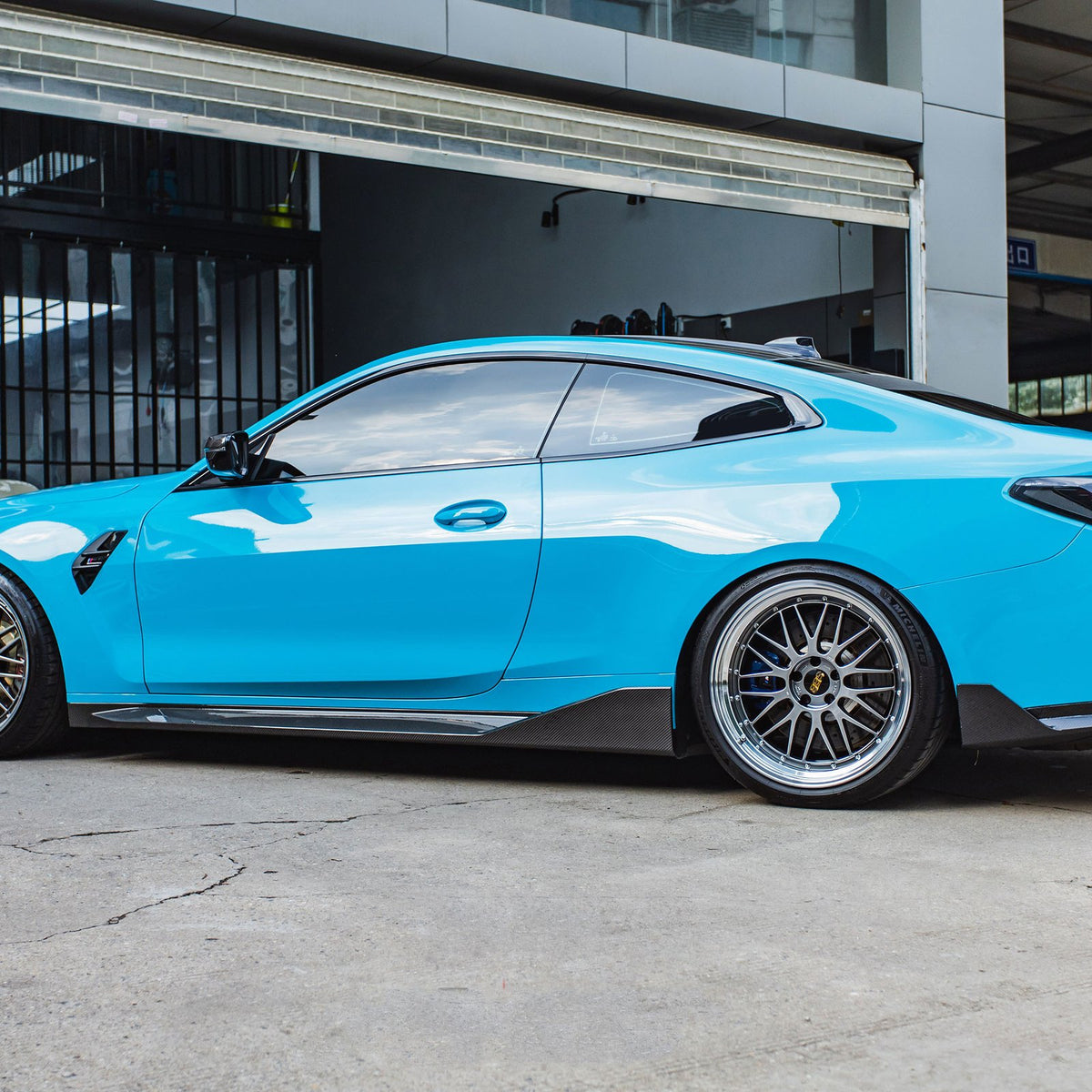 Karbonowe Progi Boczne - BMW M3 G80 w stylu M-Performance