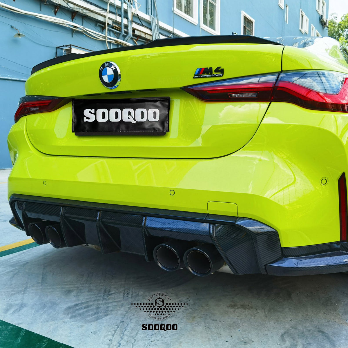 Karbonowy Dyfuzor Spoiler Tył BMW G80 G81 G82 G83 Competition Style