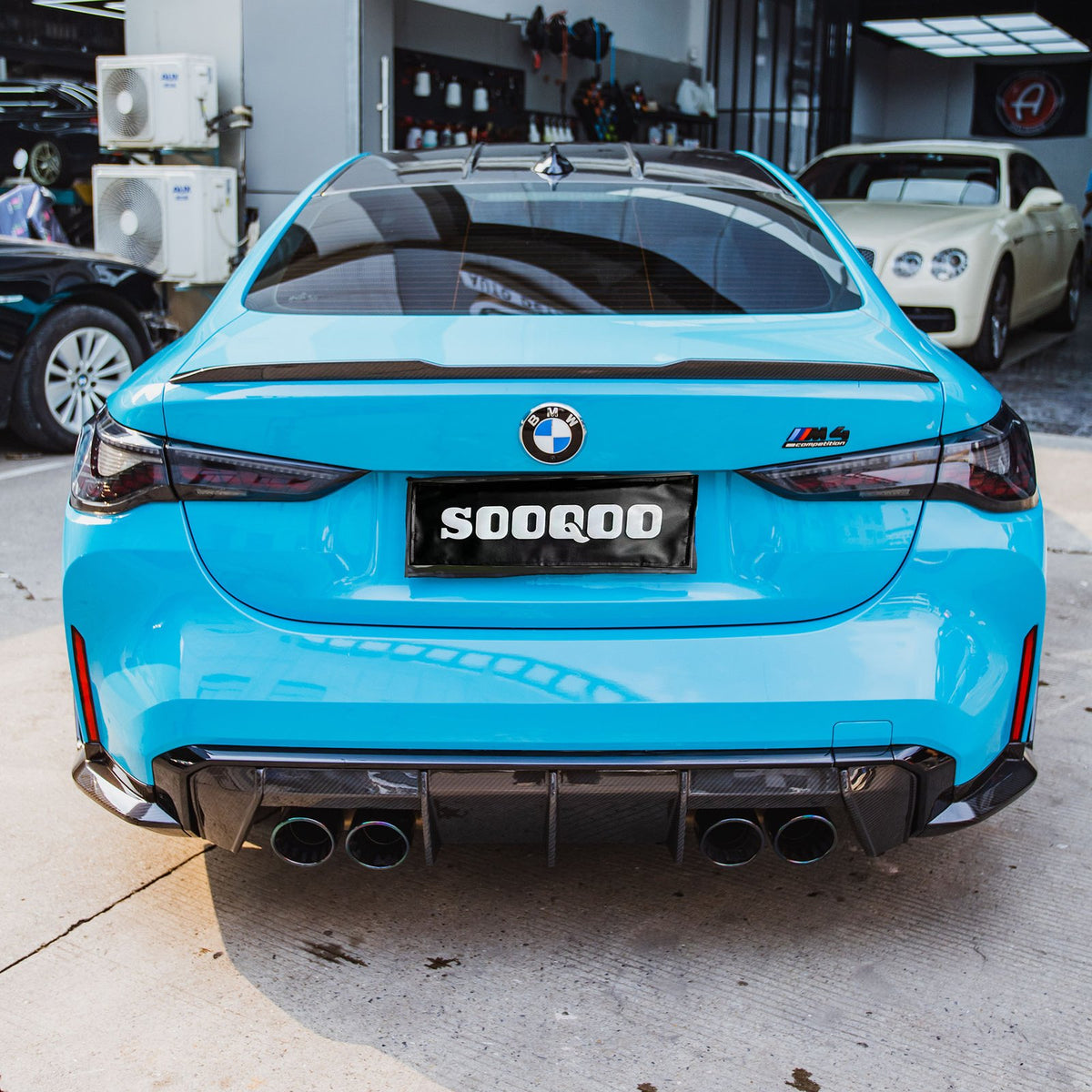 Karbonowy Dyfuzor Spoiler Tył BMW G80 G81 G82 G83 Competition Style