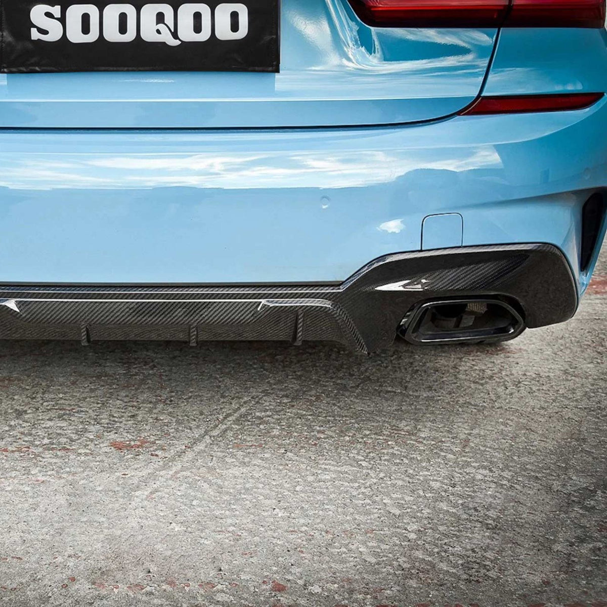 Karbonowy Dyfuzor BMW G20 M-Performance Styl Przedlift