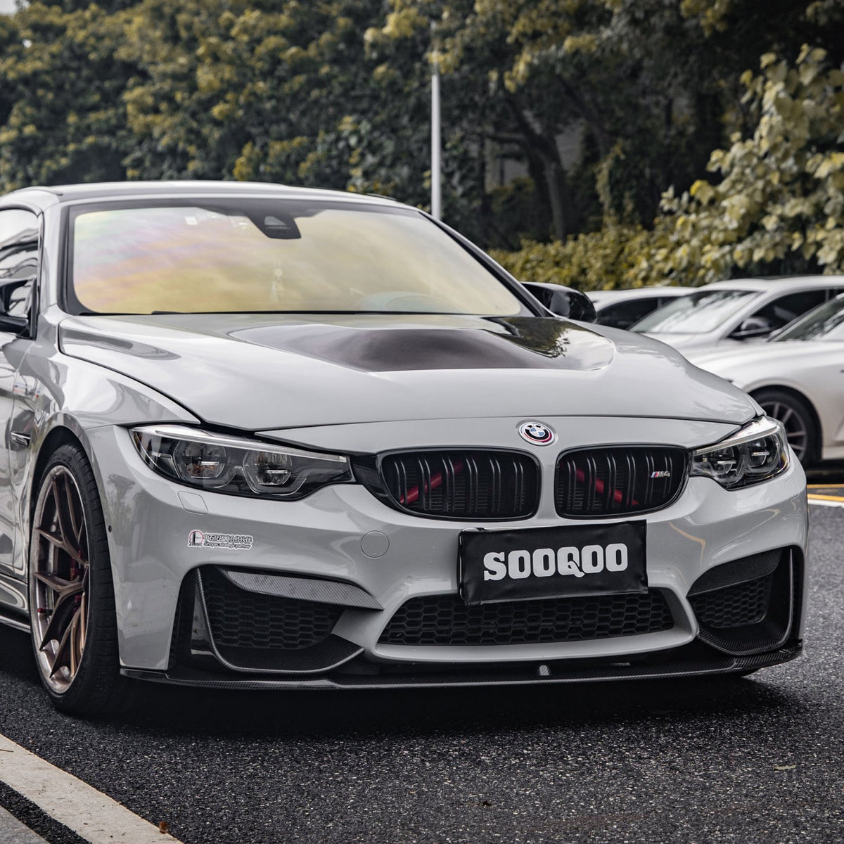 Karbonowy Splitter Przód do BMW M3 F80 / M4 F82 w stylu M-Performance