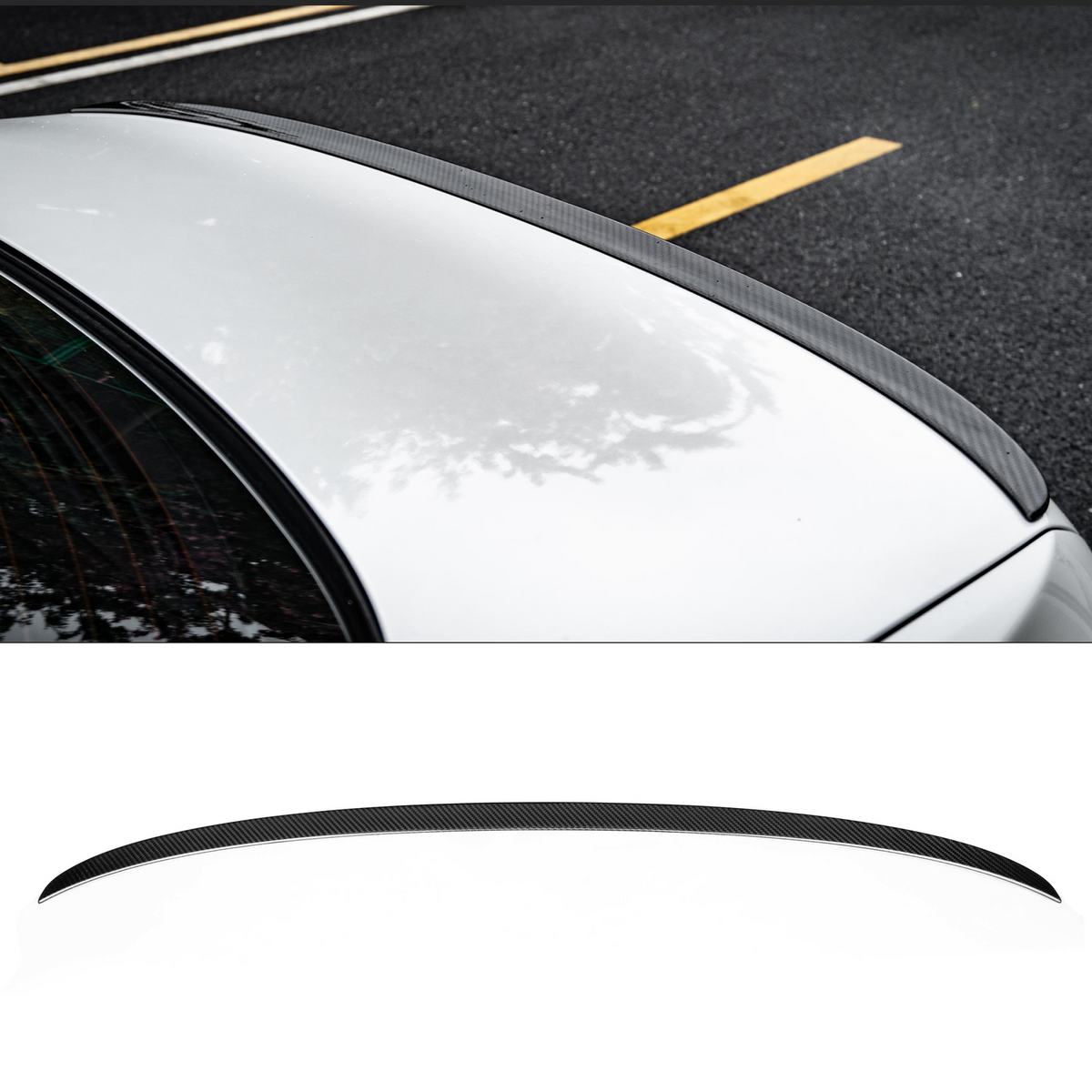 Karbonowy Spoiler Lotka Klapy BMW G30 / F90 M5 Style