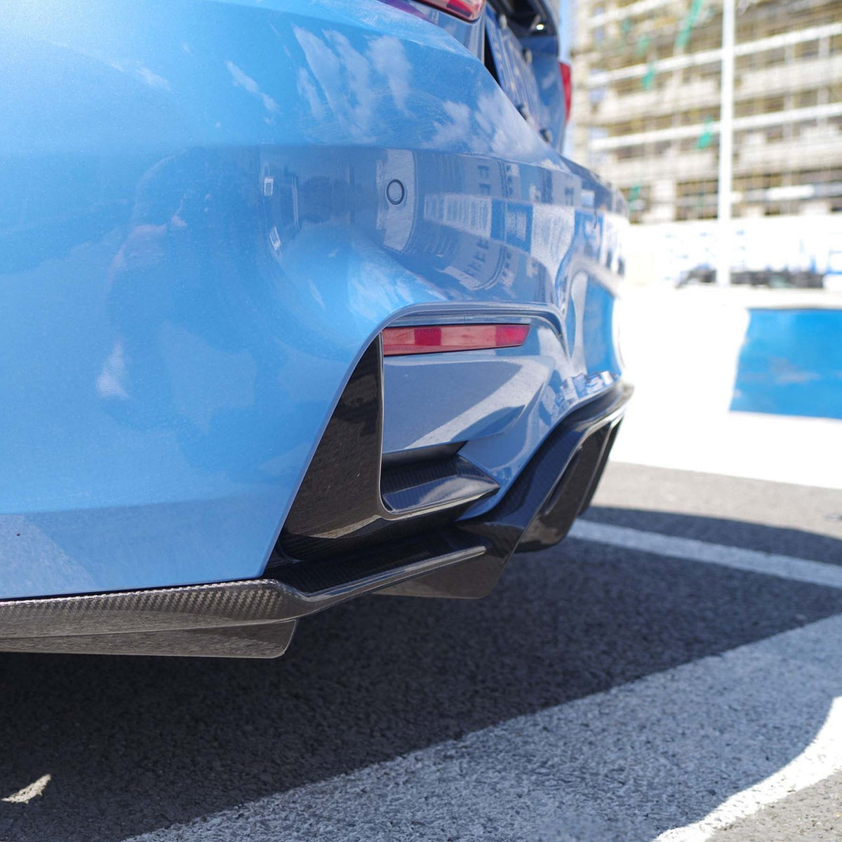 Karbonowe Splittery Tylne BMW M3 / M4 F80 / F82 / F83 M‑Performance Style (Dry‑Carbon)