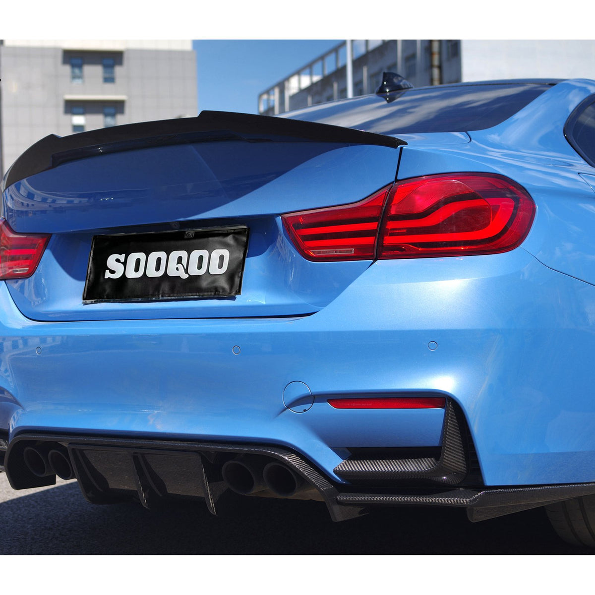 Karbonowe Splittery Tylne BMW M3 / M4 F80 / F82 / F83 M‑Performance Style (Dry‑Carbon)