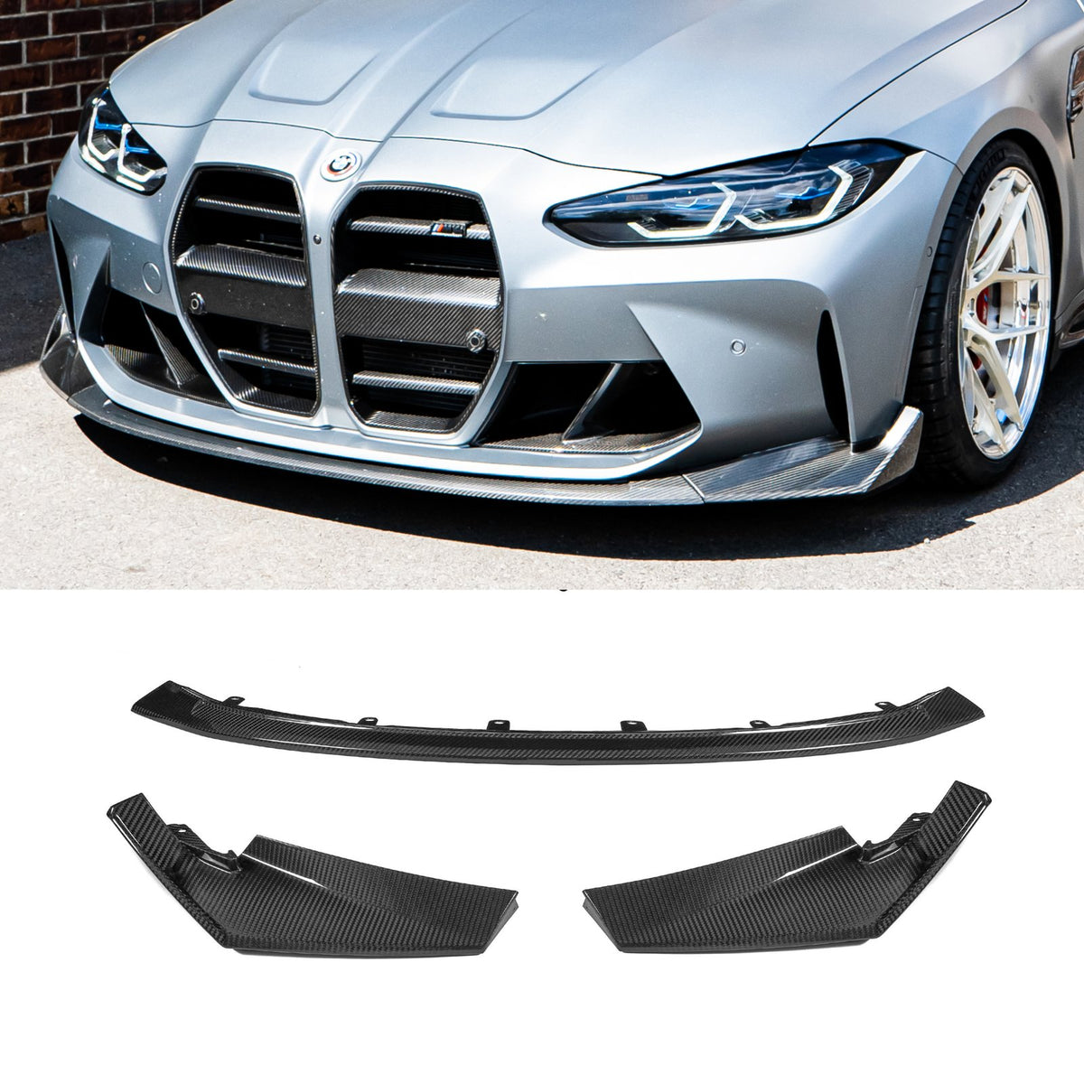 Karbonowy Splitter CSL Przód do BMW M3 G80 / G81 oraz M4 G82 / G83