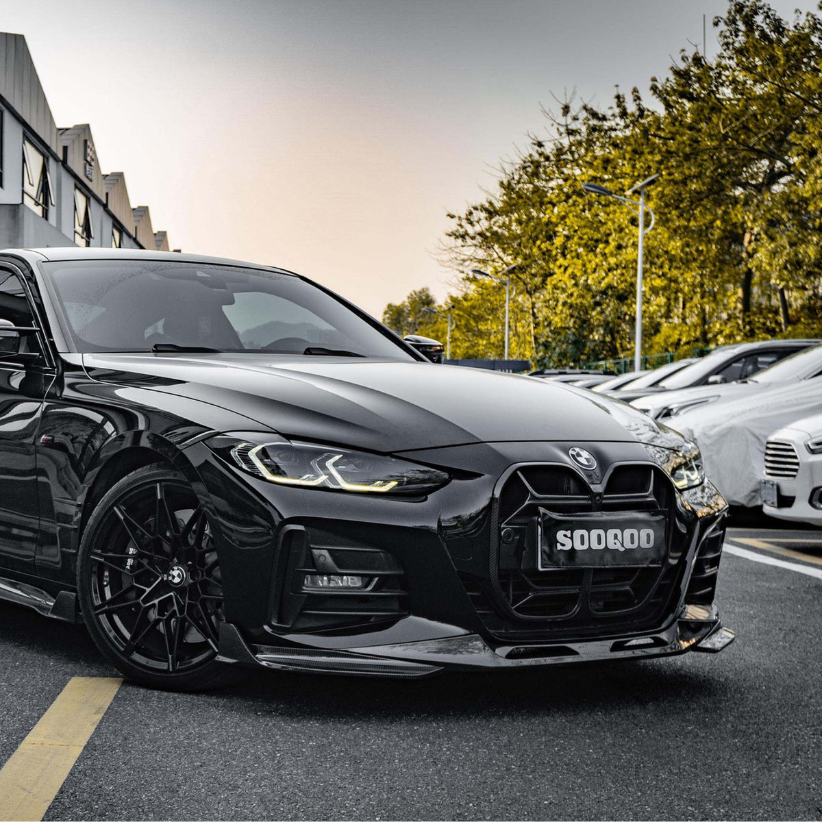 Karbonowa Atrapa / Grill Nerki do BMW 4 Series G22/G23 (2 DRZWI) CSL Style (2020+)