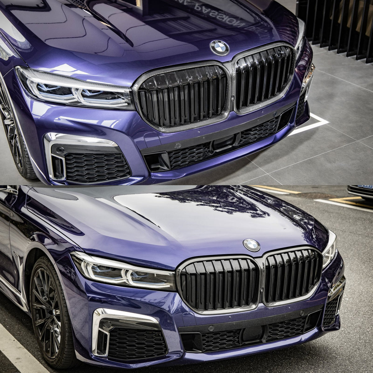 Karbonowy Grill Atrapa Nerki BMW G11/G12 LCI 2020–2022 Single Slat