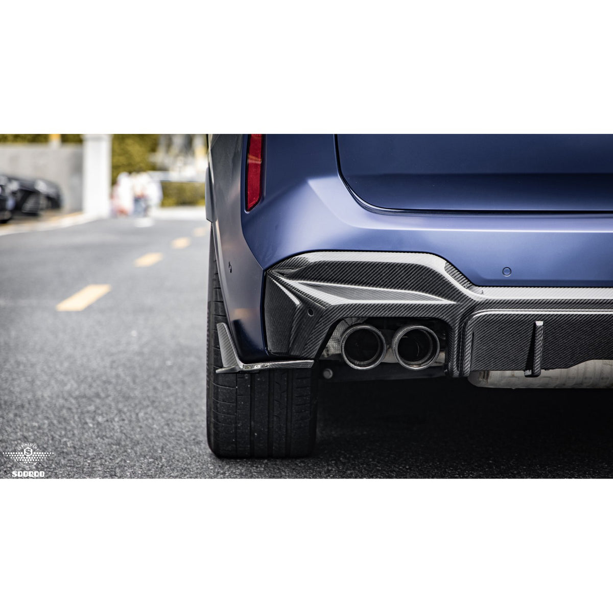 Karbonowy Dyfuzor BMW X3M F97 Polift SQ Style