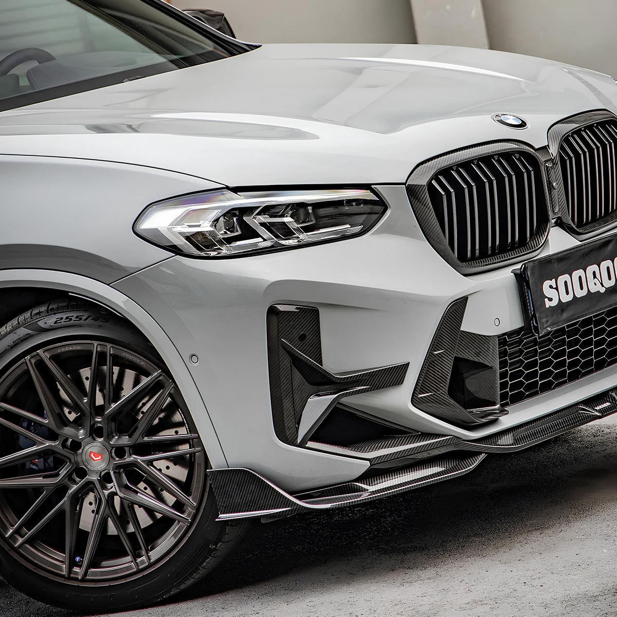 Karbonowe Wloty Powietrza Zderzaka do BMW X3M F97 LCI (2021-2024) SOOQOO Styl