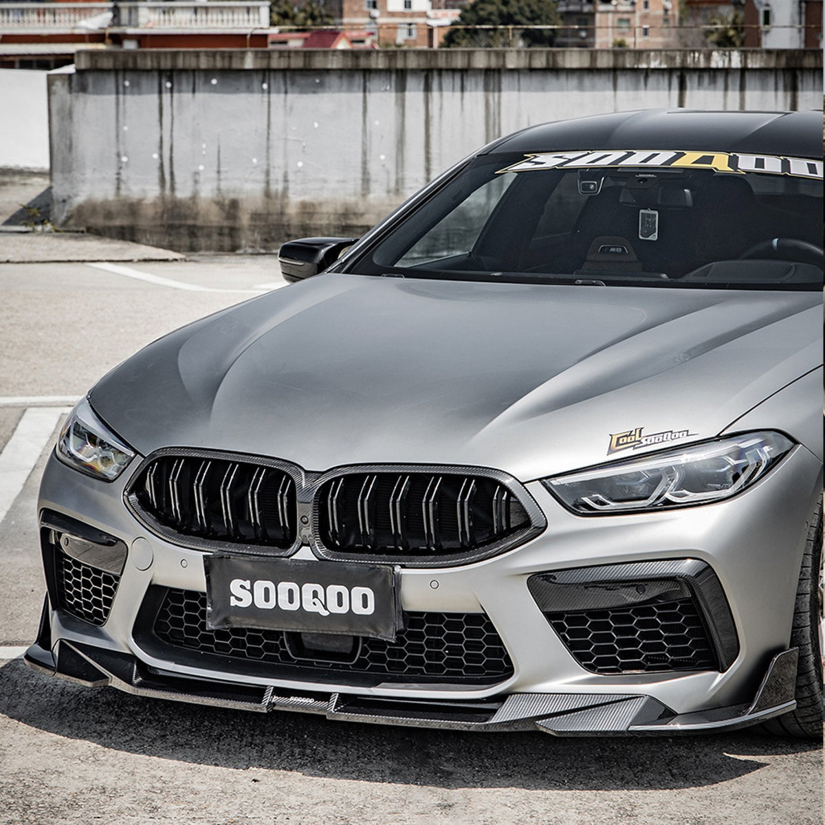Karbonowy Splitter Przód do BMW M8 F91 / F92 / F93 w stylu SQ