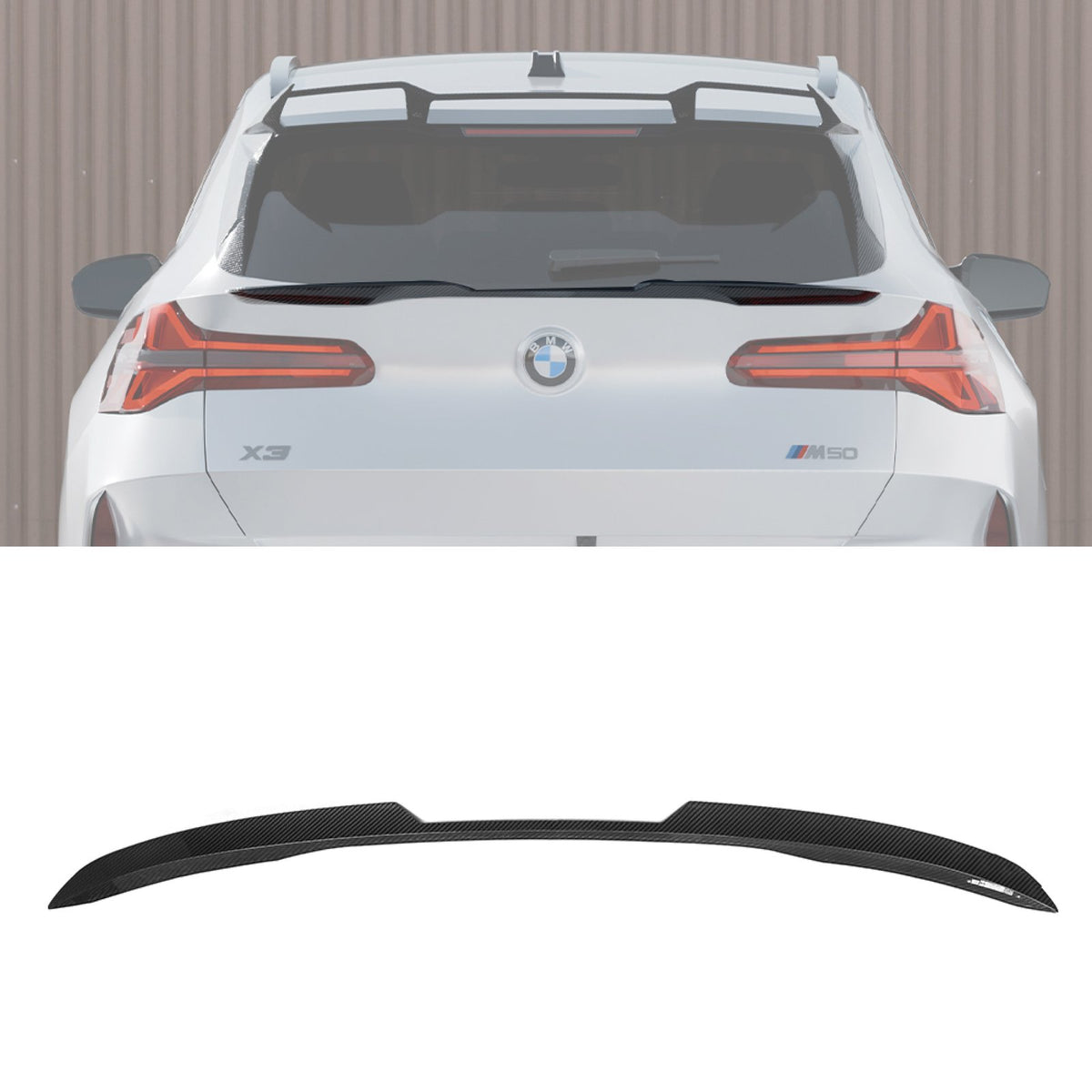 Karbonowa Lotka Środkowa BMW X3 G45 SOOQOO Style (Dry-Carbon)