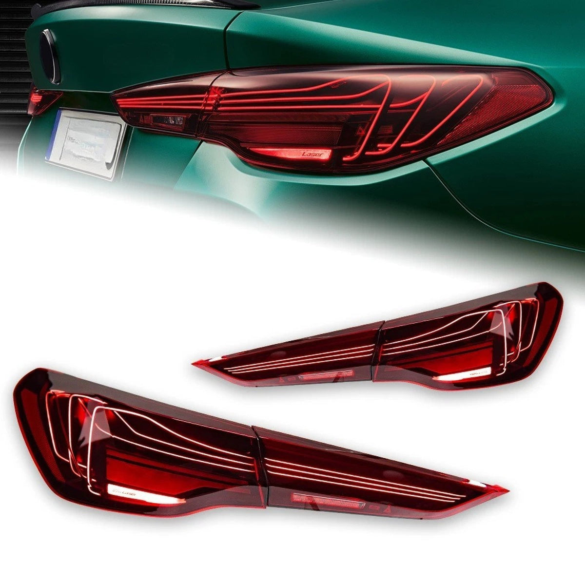 Lampy tylne LED do BMW G22 / G23 / G26 / G82 / G83 – CSL LED Laser