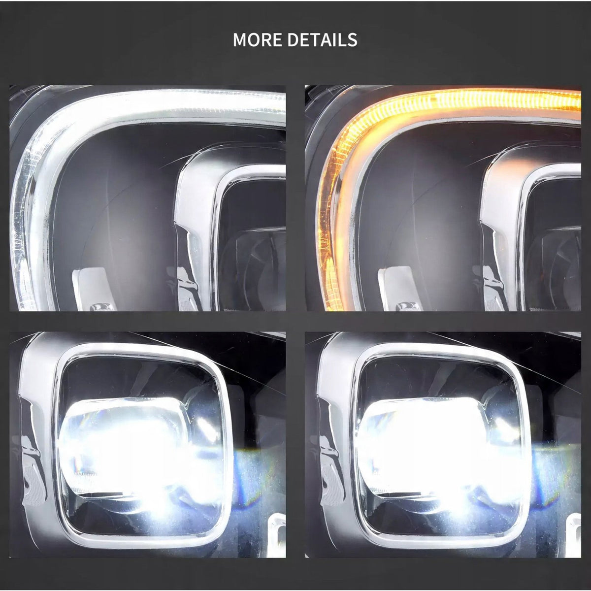 VLAND Pełne LED Reflektory Projektorowe Retrofit do Mini Cooper Countryman F60 (2017–2020)