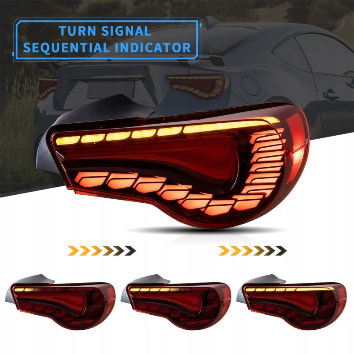 Lampy Tylne Tył Toyota GT86 Subaru BRZ Scion FRS 2013+ LED GTS Style